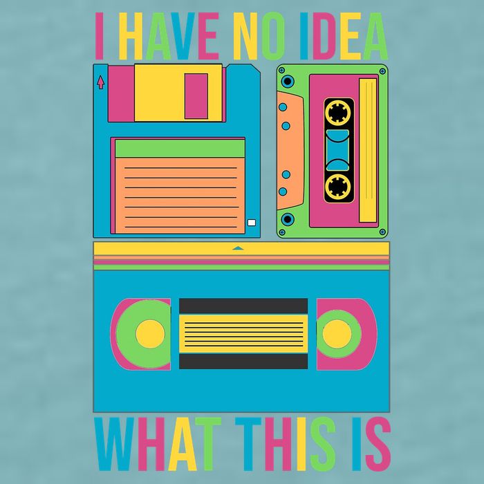 I Have No Idea What This Is Cassette Classic Music Sueded Cloud Jersey T-Shirt