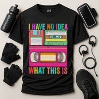 I Have No Idea What This Is 70s 80s 90s Outfit Men Women Cooling Performance Crew T-Shirt