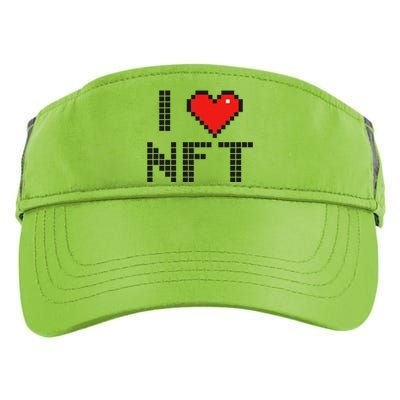 I Heart NFT Pixel Adult Drive Performance Visor