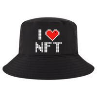 I Heart NFT Pixel Cool Comfort Performance Bucket Hat