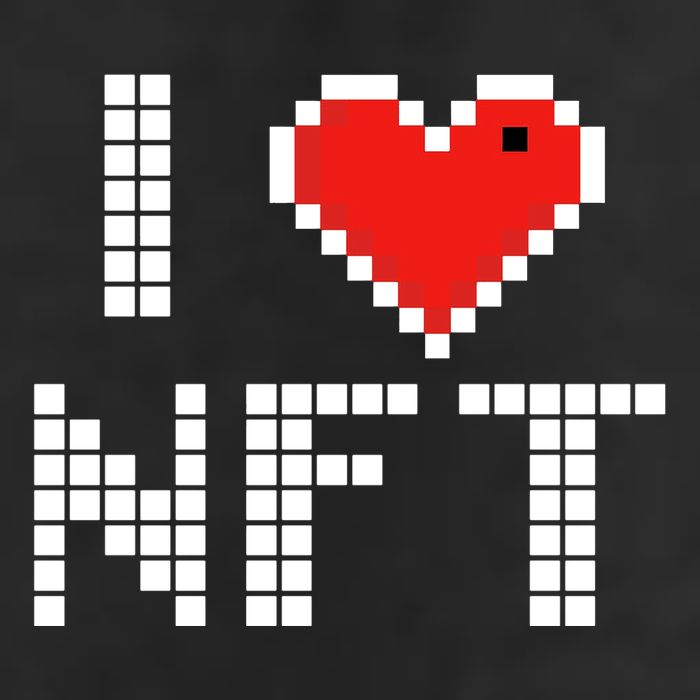 I Heart NFT Pixel Cool Comfort Performance Bucket Hat