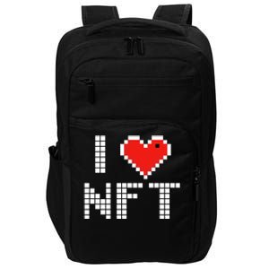 I Heart NFT Pixel Impact Tech Backpack