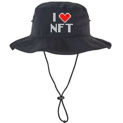 I Heart NFT Pixel Bucket Hat