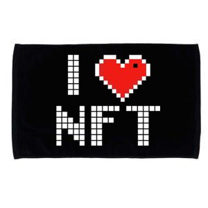 I Heart NFT Pixel Microfiber Hand Towel