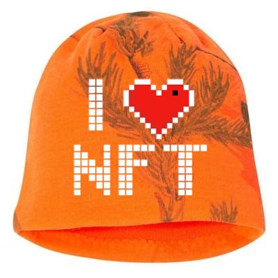 I Heart NFT Pixel Kati - Camo Knit Beanie