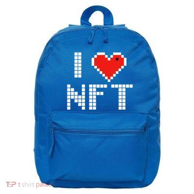 I Heart NFT Pixel 16 in Basic Backpack