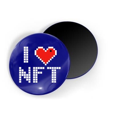 I Heart NFT Pixel Magnet