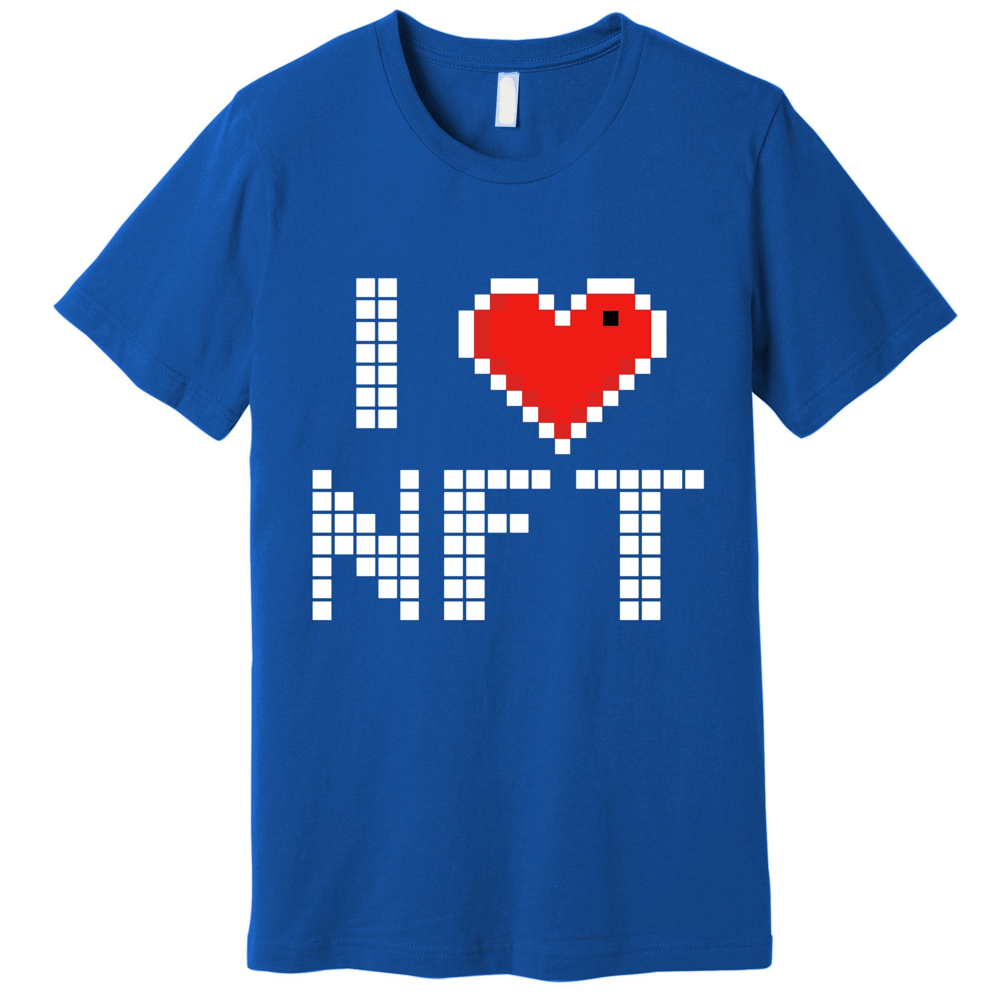 I Heart NFT Pixel Premium T-Shirt