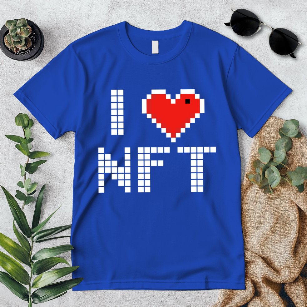 I Heart NFT Pixel Premium T-Shirt
