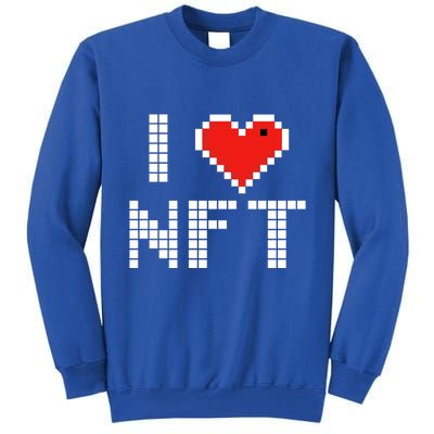 I Heart NFT Pixel Tall Sweatshirt