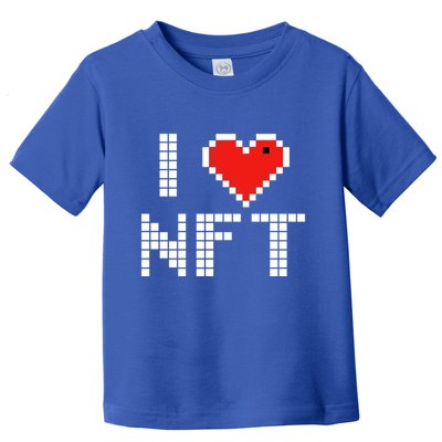 I Heart NFT Pixel Toddler T-Shirt