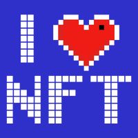 I Heart NFT Pixel Short Acrylic Beanie