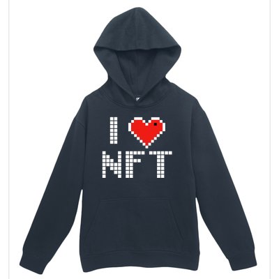 I Heart NFT Pixel Urban Pullover Hoodie