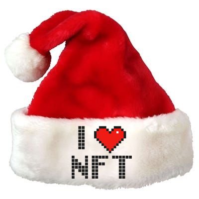 I Heart NFT Pixel Premium Christmas Santa Hat