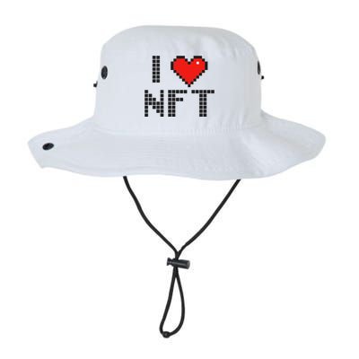 I Heart NFT Pixel Legacy Cool Fit Booney Bucket Hat