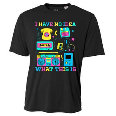 I Have No Idea What This Is 70s 80s 90s Outfit Cooling Performance Crew T-Shirt