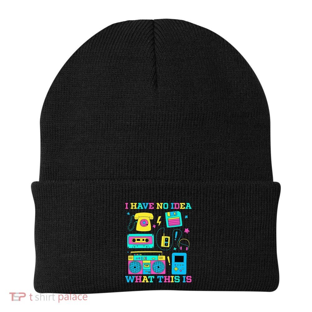 I Have No Idea What This Is 70s 80s 90s Outfit Beanie
