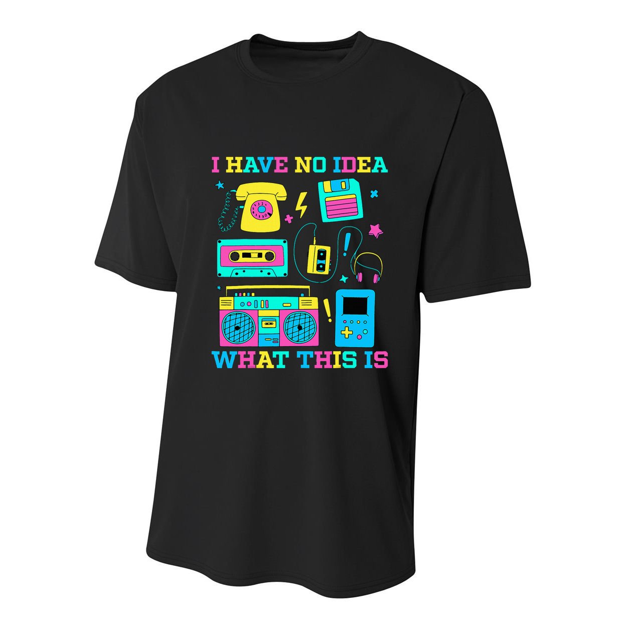 I Have No Idea What This Is 70s 80s 90s Outfit Youth Performance Sprint T-Shirt