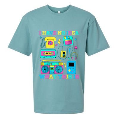 I Have No Idea What This Is 70s 80s 90s Outfit Sueded Cloud Jersey T-Shirt