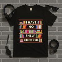 I Have No Shelf Control Funny Library Reading Lovers T-Shirt
