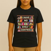 I Have No Shelf Control Funny Library Reading Lovers T-Shirt