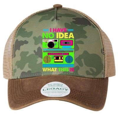 I Have No Idea What This Is 70s 80s 90s Legacy Tie Dye Trucker Hat
