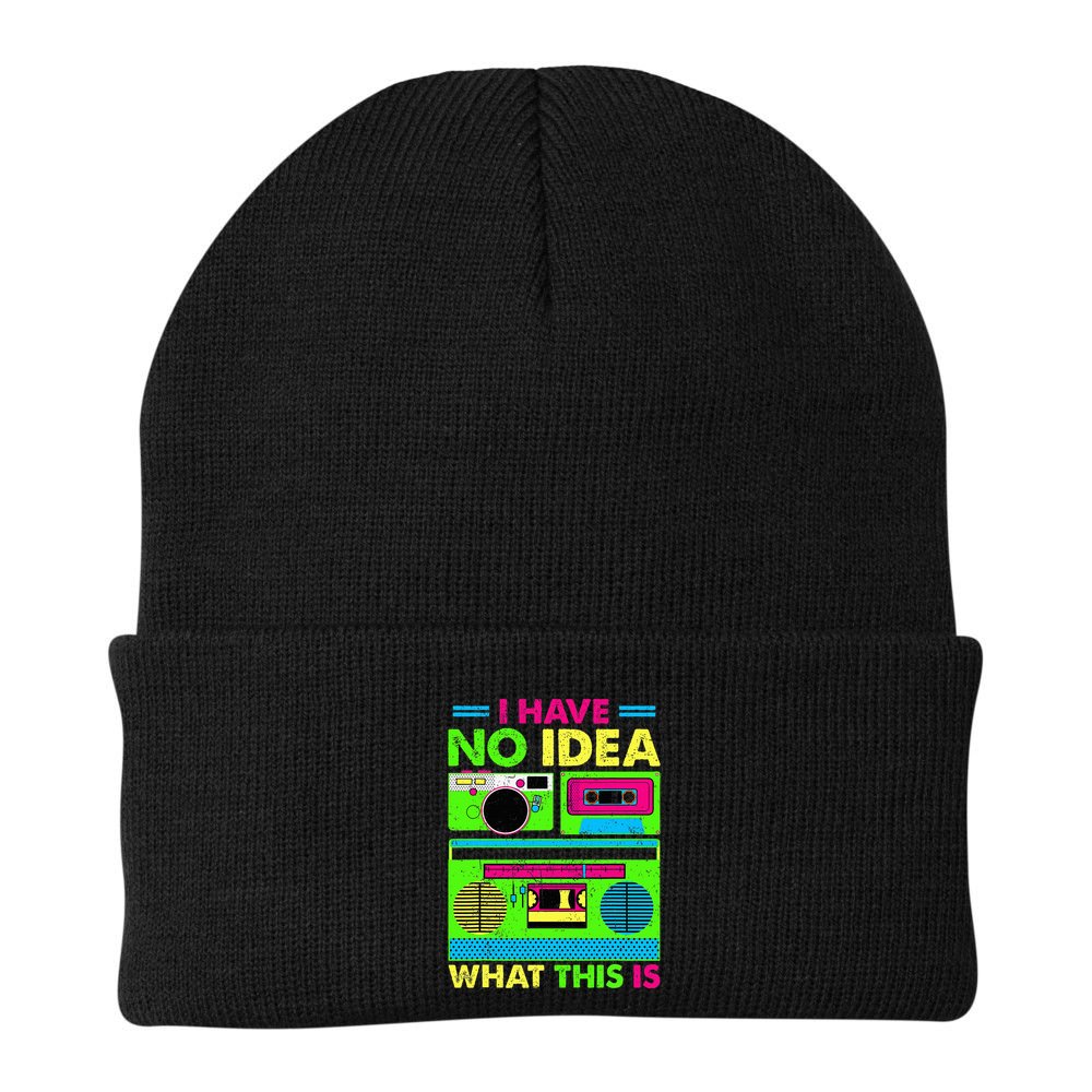 I Have No Idea What This Is 70s 80s 90s Beanie