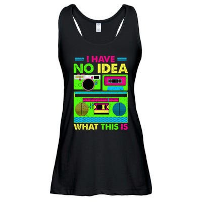 I Have No Idea What This Is 70s 80s 90s Ladies Essential Flowy Tank