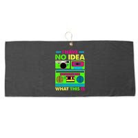 I Have No Idea What This Is 70s 80s 90s Large Microfiber Waffle Golf Towel