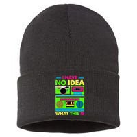 I Have No Idea What This Is 70s 80s 90s Sustainable Knit Beanie