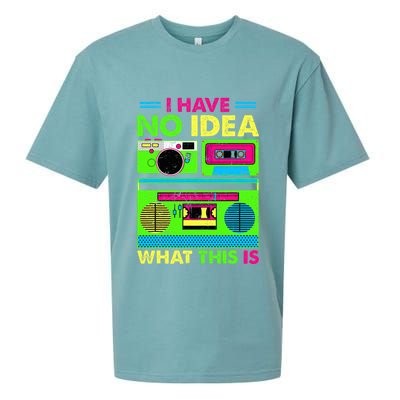 I Have No Idea What This Is 70s 80s 90s Sueded Cloud Jersey T-Shirt