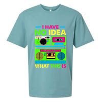 I Have No Idea What This Is 70s 80s 90s Sueded Cloud Jersey T-Shirt