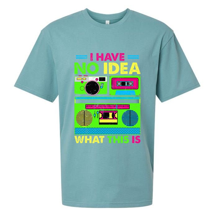 I Have No Idea What This Is 70s 80s 90s Sueded Cloud Jersey T-Shirt