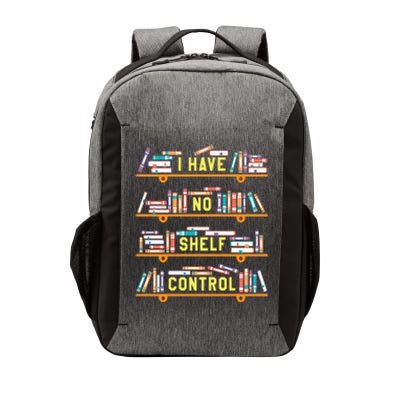 I Have No Shelf Control Funny Book Lover Pun Joke Reading Sweatshir Vector Backpack