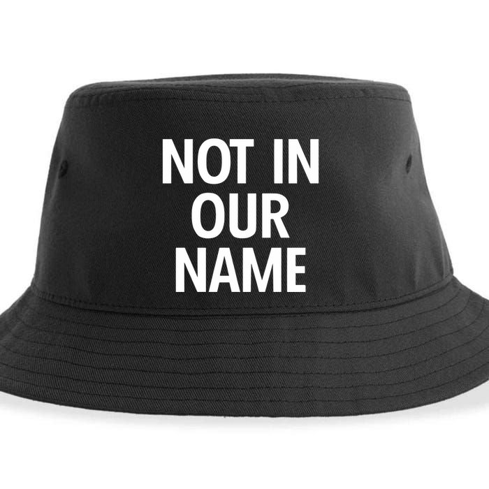 Israel Hamas Not In Our Name Jews Say Cease Fire Now Sustainable Bucket Hat