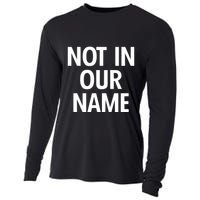 Israel Hamas Not In Our Name Jews Say Cease Fire Now Cooling Performance Long Sleeve Crew