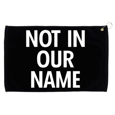 Israel Hamas Not In Our Name Jews Say Cease Fire Now Grommeted Golf Towel