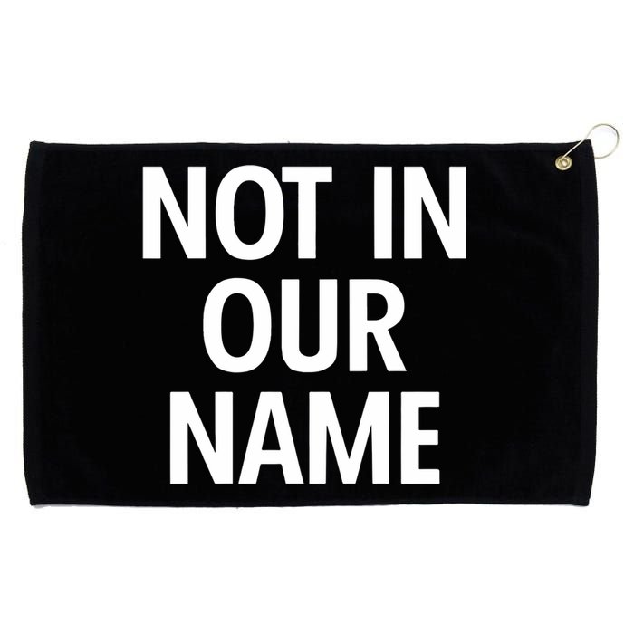 Israel Hamas Not In Our Name Jews Say Cease Fire Now Grommeted Golf Towel