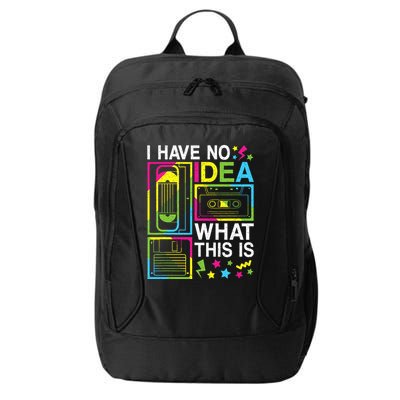 I Have No Idea What This Is 80s 90s City Backpack
