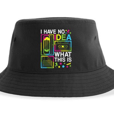 I Have No Idea What This Is 80s 90s Sustainable Bucket Hat