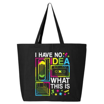 I Have No Idea What This Is 80s 90s 25L Jumbo Tote