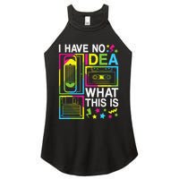 I Have No Idea What This Is 80s 90s Women's Perfect Tri Rocker Tank