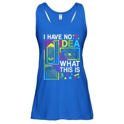 I Have No Idea What This Is 80s 90s Ladies Essential Flowy Tank