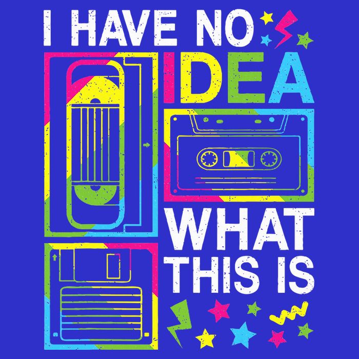 I Have No Idea What This Is 80s 90s Toddler Long Sleeve Shirt