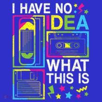 I Have No Idea What This Is 80s 90s Women's V-Neck T-Shirt