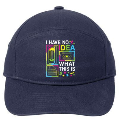 I Have No Idea What This Is 80s 90s 7-Panel Snapback Hat