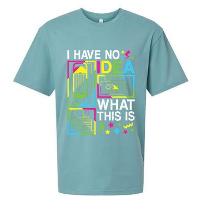 I Have No Idea What This Is 80s 90s Sueded Cloud Jersey T-Shirt