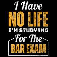I Have No Life IM Studying For The Bar Exam Funny Cute Gift Sustainable Bucket Hat