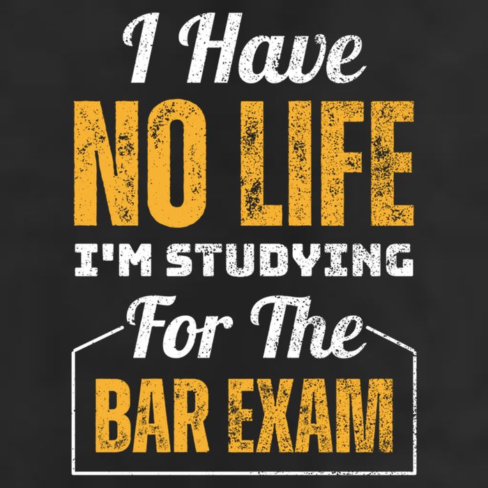 I Have No Life IM Studying For The Bar Exam Funny Cute Gift 25L Jumbo Tote