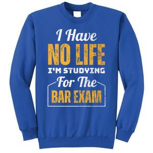 I Have No Life IM Studying For The Bar Exam Funny Cute Gift Sweatshirt